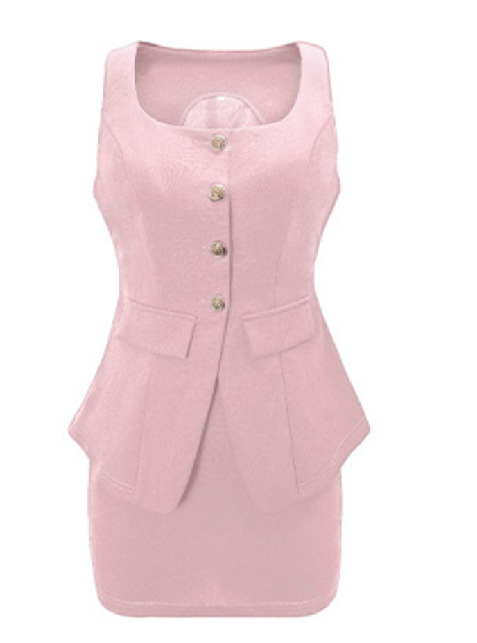 Heizer Co ord Set - Pink