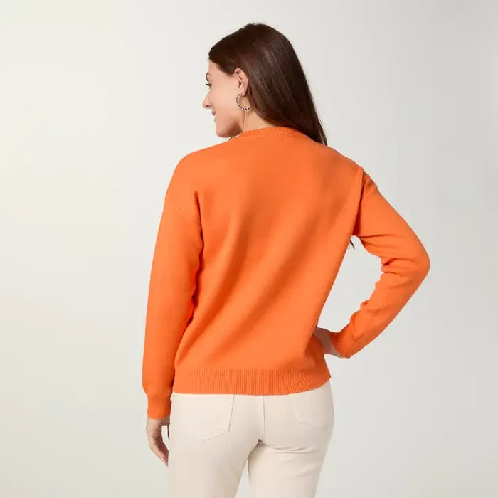 Hello Pumpkin Sweater  - Orange