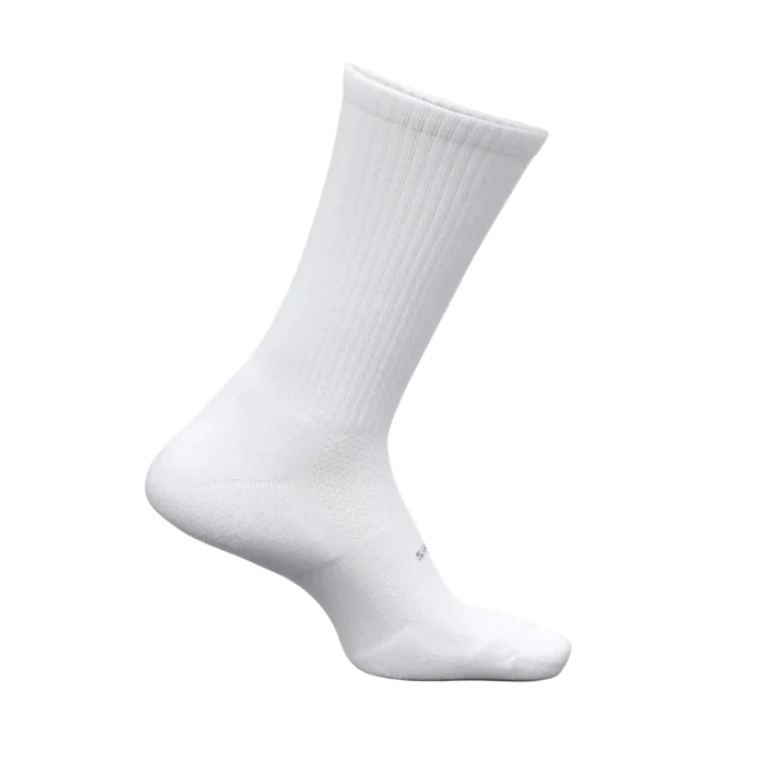 White sock on a light gray background
