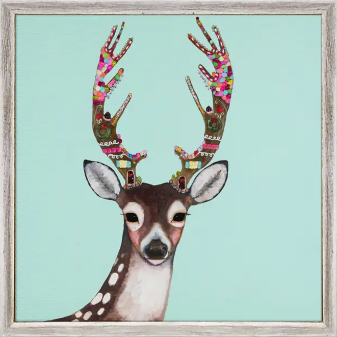 Holiday Gingerbread Deer Stretched