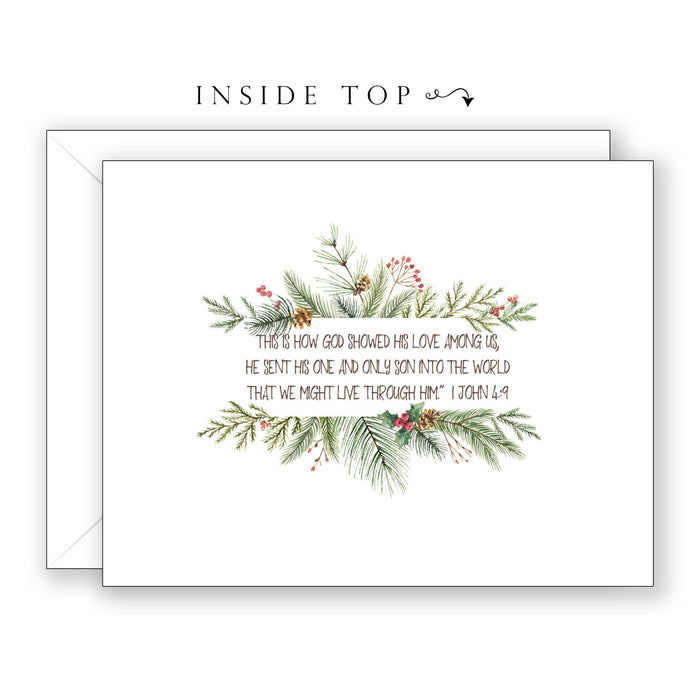 Holy Night (I John 4:9) - Christmas Card