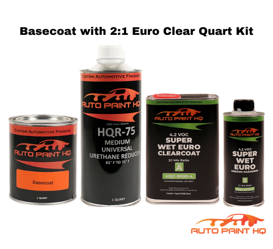 Honda R543P Crimson Pearl Basecoat Clearcoat Quart Complete Paint Kit