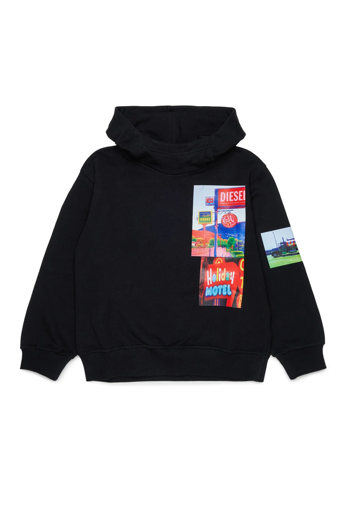 Hoodie with photo prints