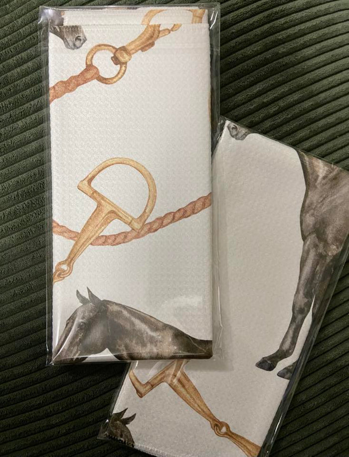 Horse Tack Dish Towel - Deer Creek Mercantile