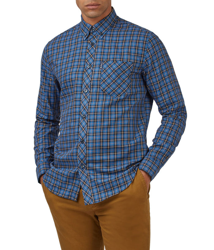House Tartan Buttondown Shirt with Long Sleeves