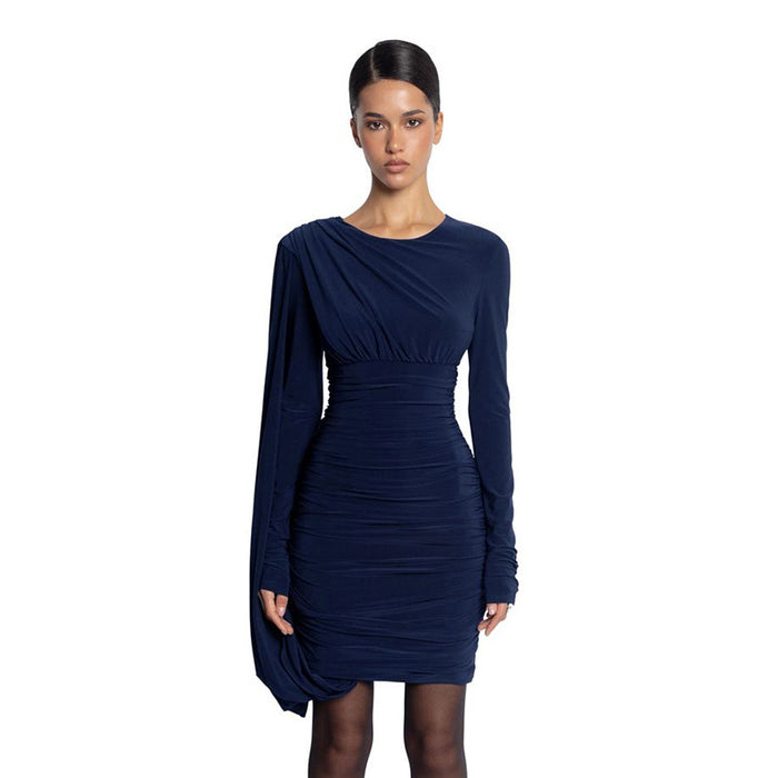 Howey Mini Dress - Navy Blue