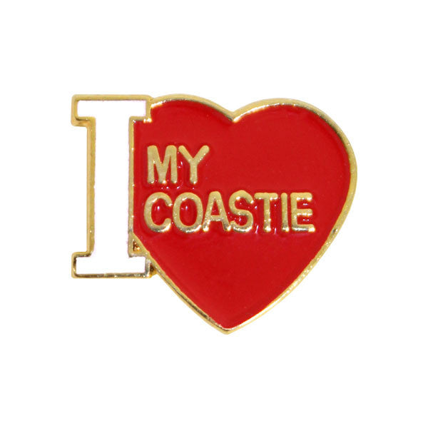 I Heart My Coastie 5/8" Lapel Pin Pins