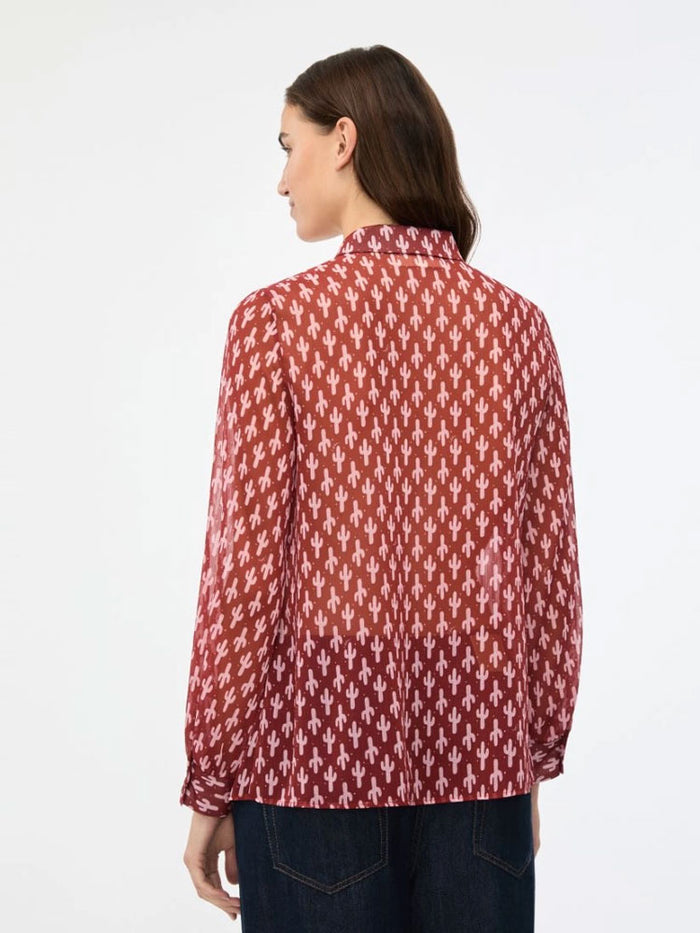 iBlues iBlalarico Blouse Red Cactus