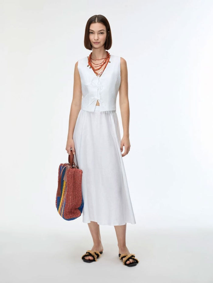 iBlues iBlvettura Waistcoat White