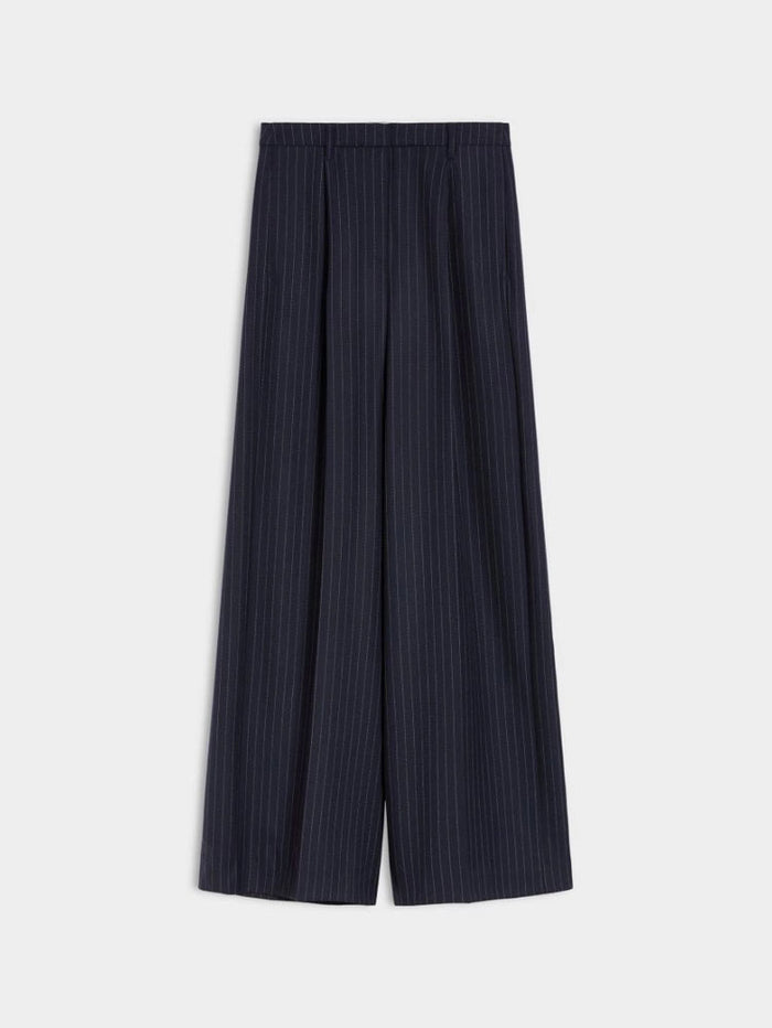 iBlues Rasoio Trousers Navy Pinstripes