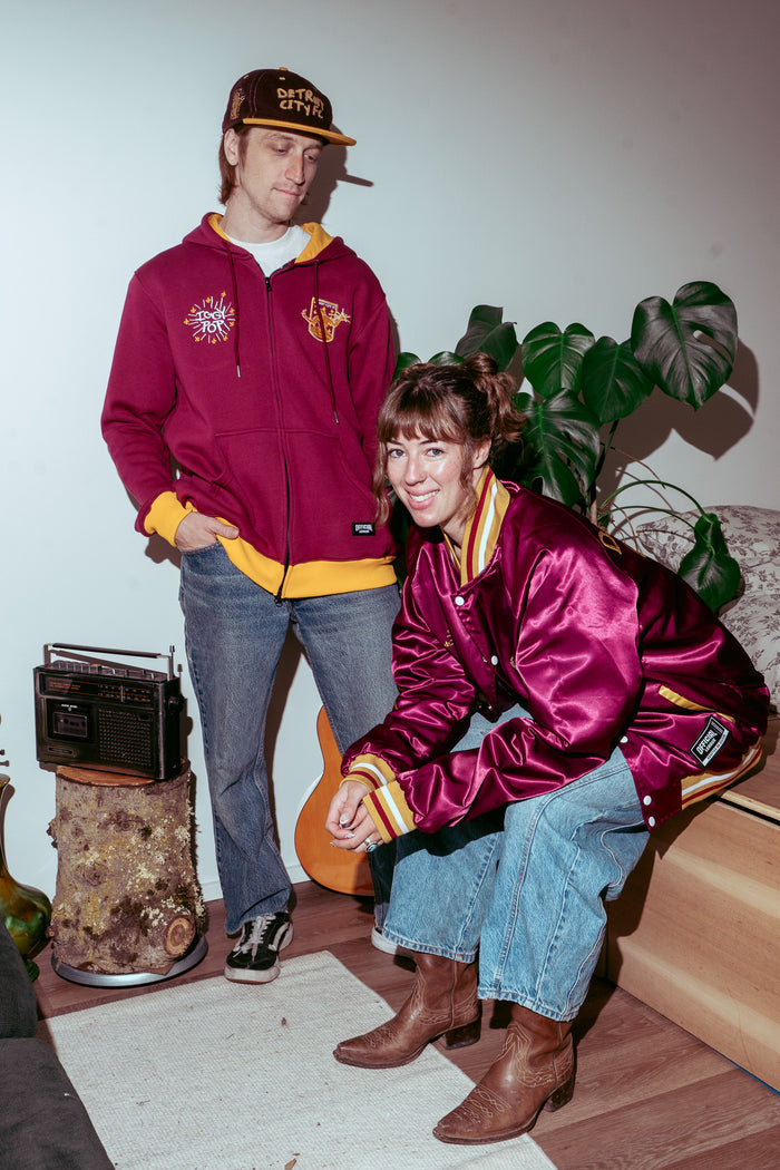 [ Iggy Pop x Detroit City FC ] City Icon Zip Hoodie - Official League