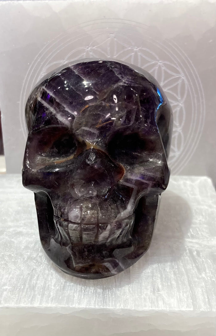 Amethyst Skull