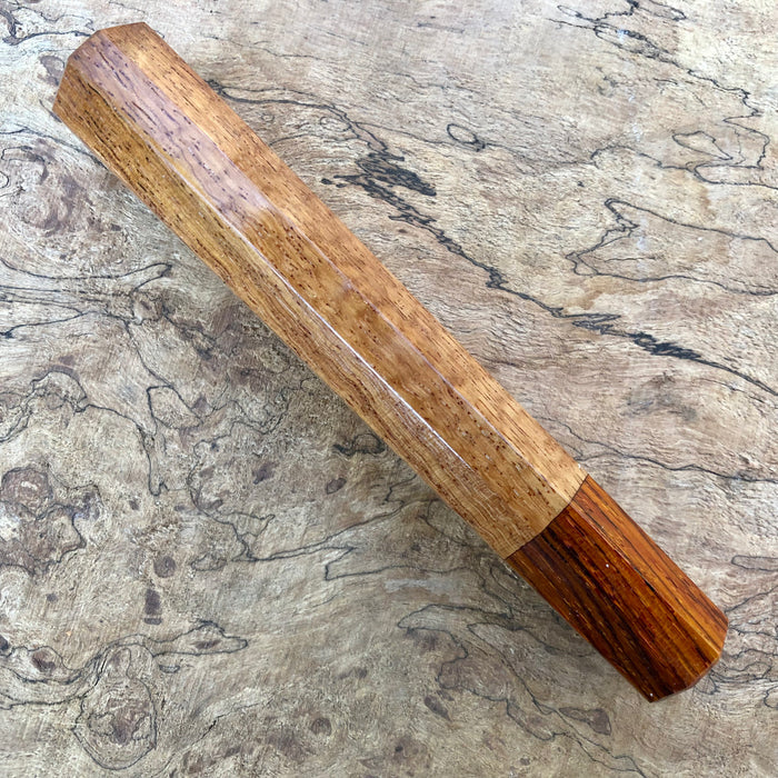 Custom Japanese Knife handle (wa handle)  for 165-210mm  - Afzelia Xylay and cocobolo