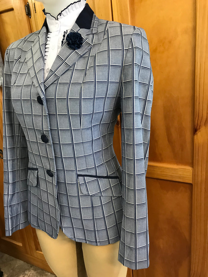 Navy, Cream & Grey Show Hunter Jacket With Navy Trims Adults (165)
