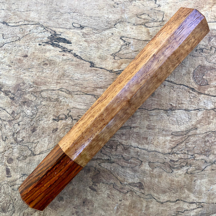 Custom Japanese Knife handle (wa handle)  for 165-210mm  - Afzelia Xylay and cocobolo