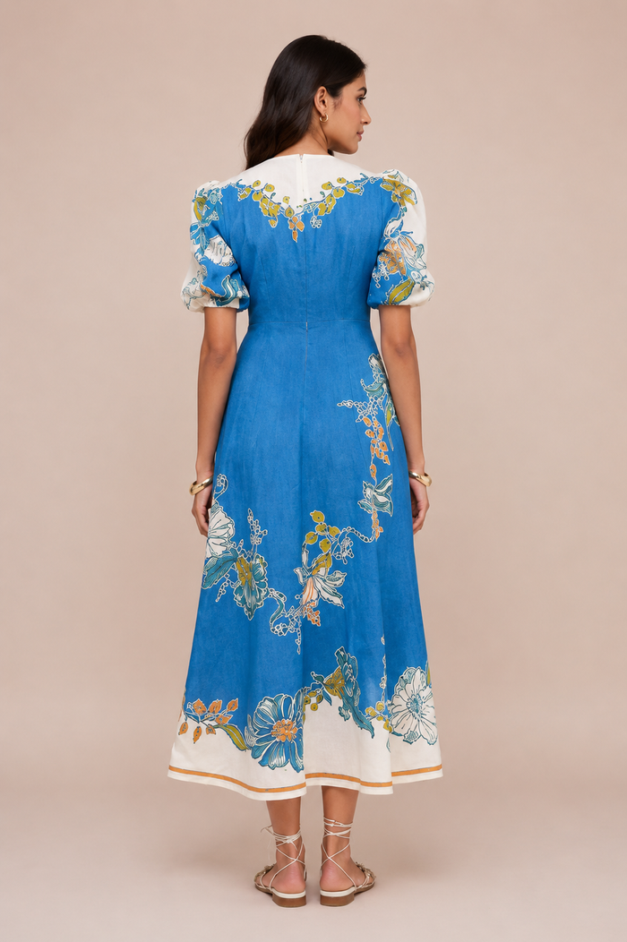 Imani Maxi Dress - Blue