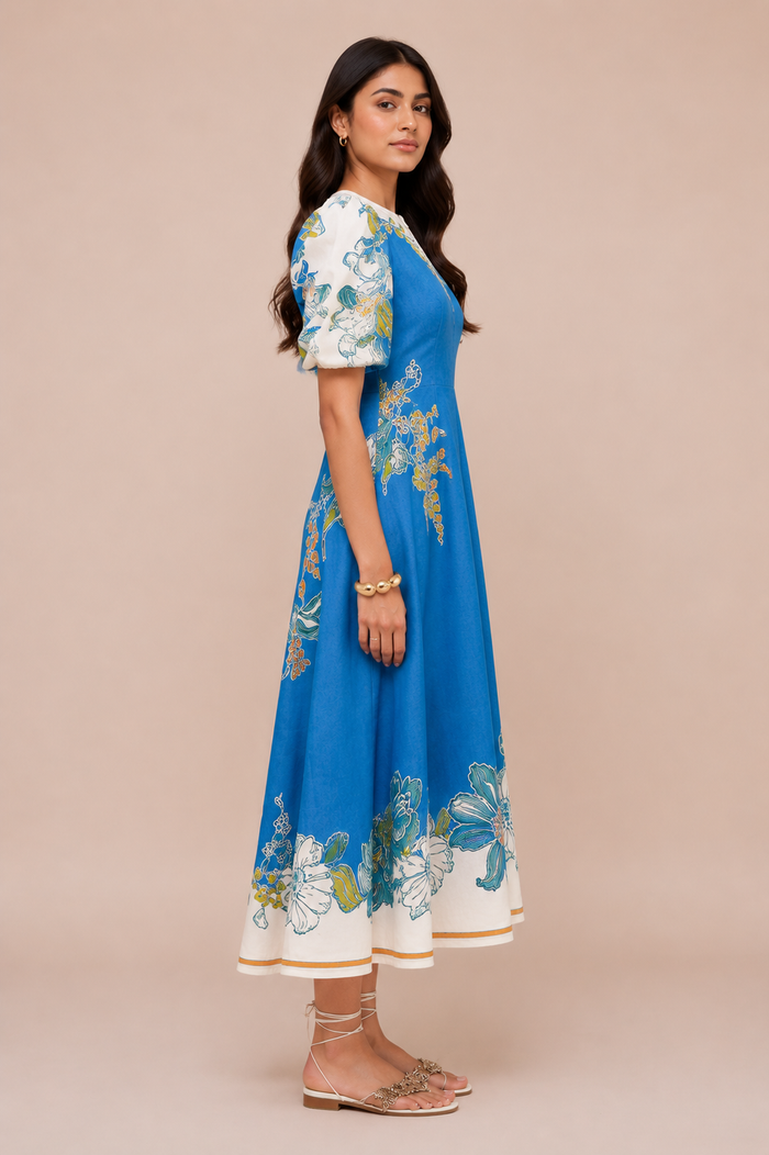 Imani Maxi Dress - Blue
