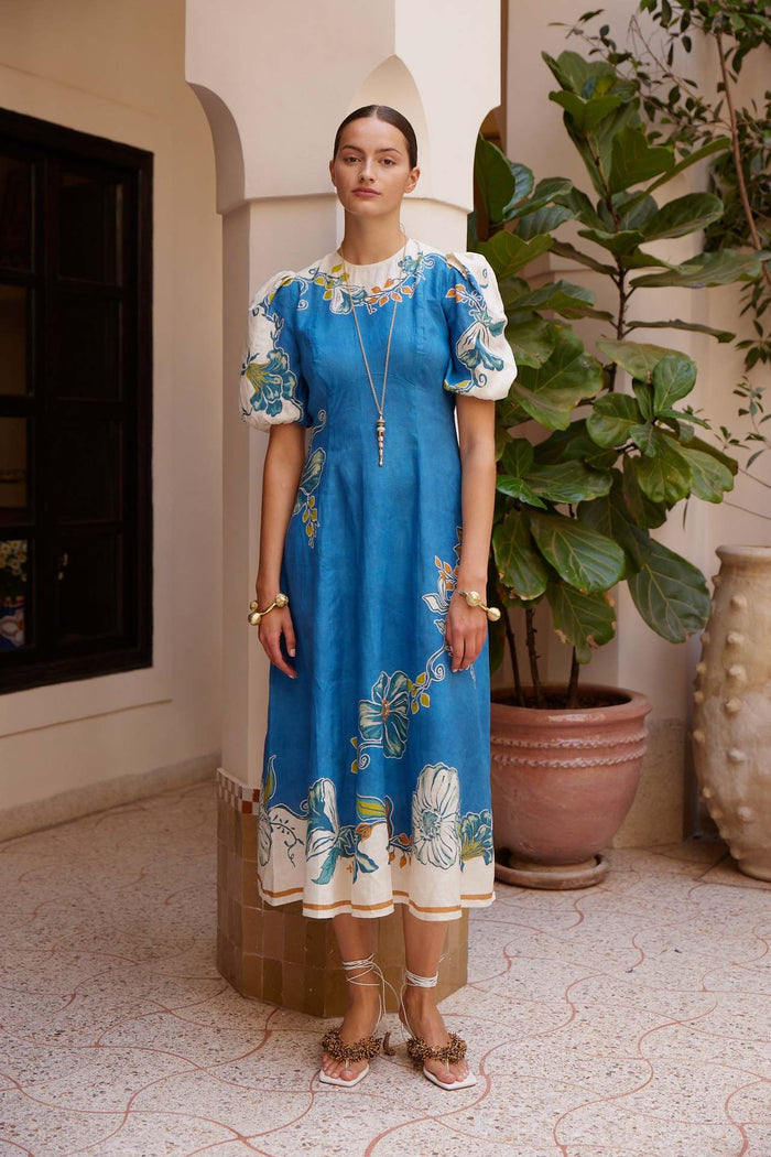 Imani Maxi Dress - Blue