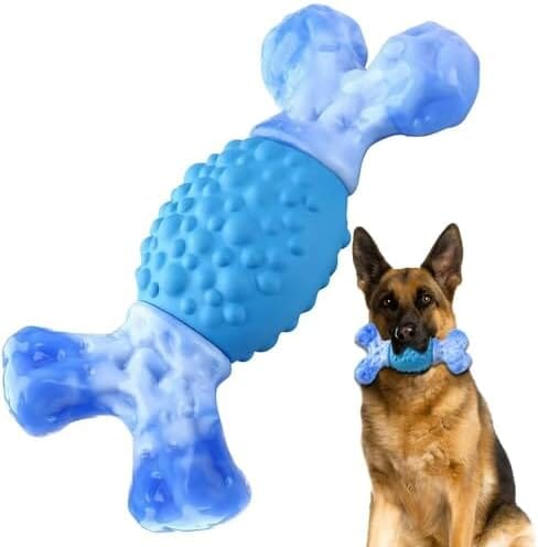 Indestructible Bones Toy for Super Chewers Long Lasting Teeth Cleaning & Milk Flavored Toys Pet Clever