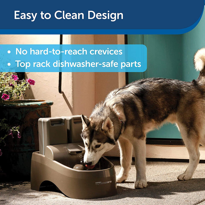 Indoor Outdoor Dog Fountain Dog Bowls & Feeders Pet Clever