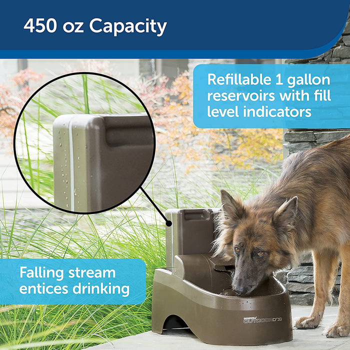 Indoor Outdoor Dog Fountain Dog Bowls & Feeders Pet Clever
