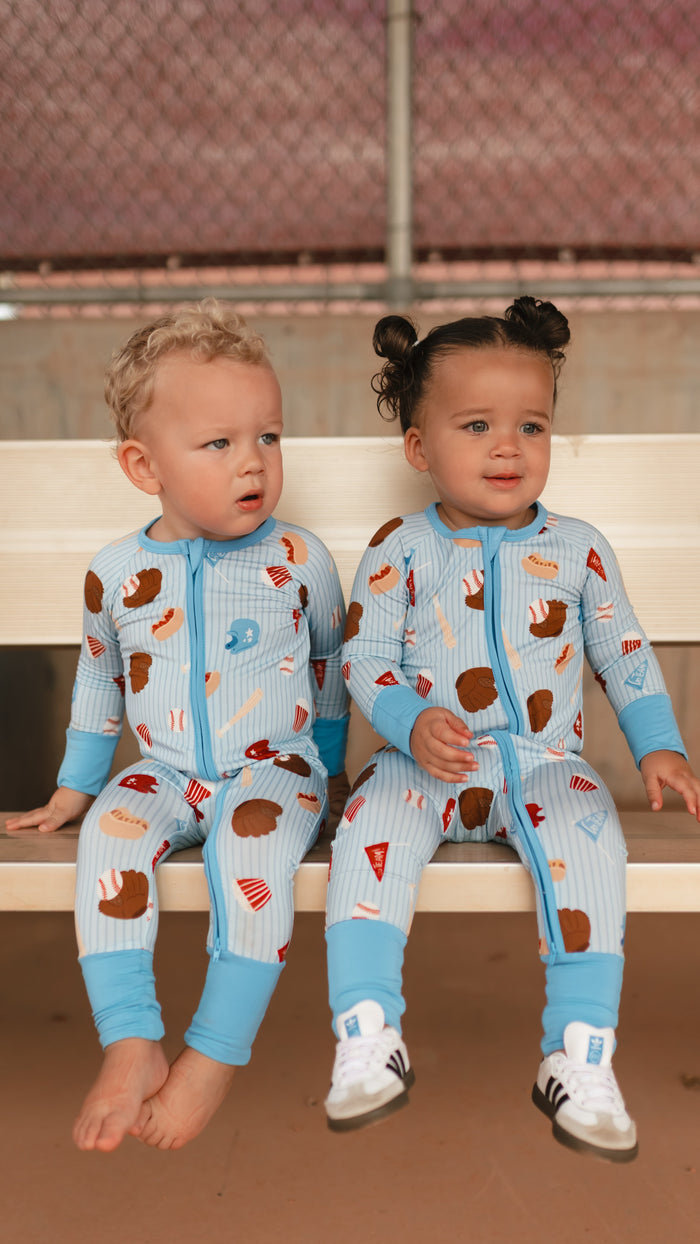 Infant Romper in Baseball