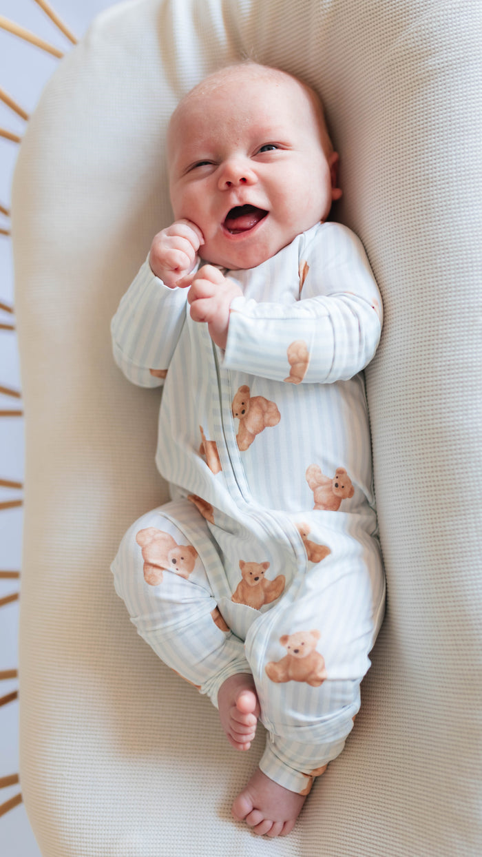 Infant Romper in Teddy