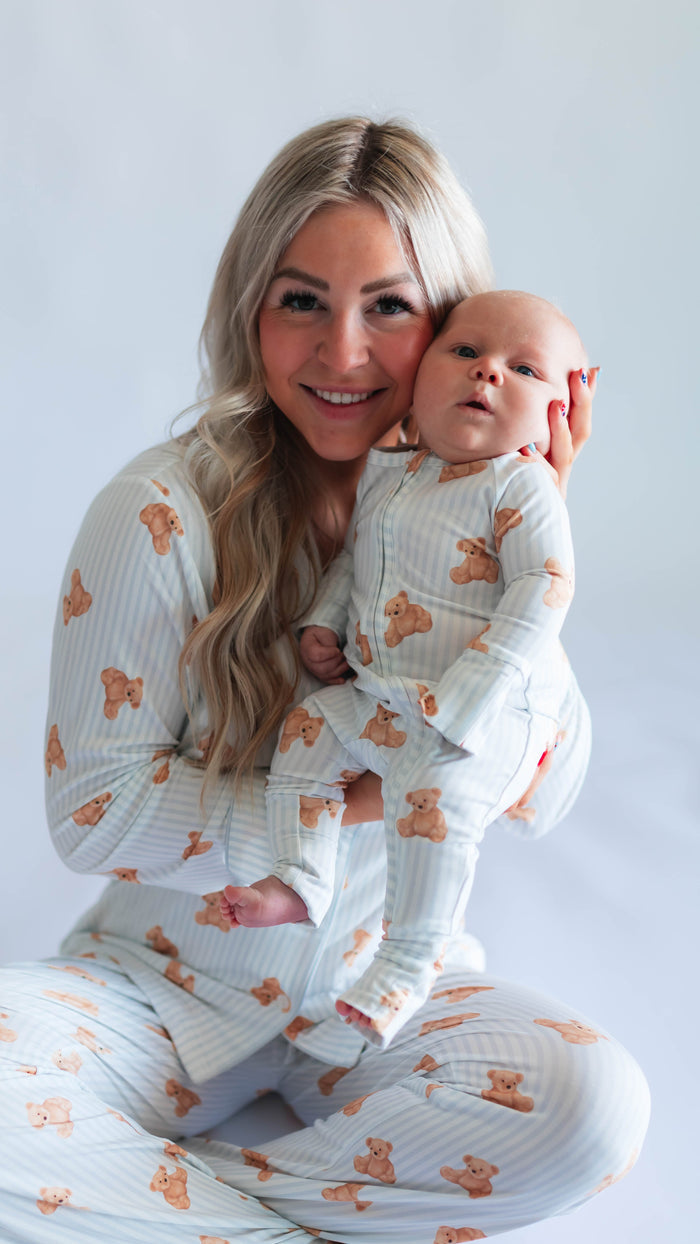 Infant Romper in Teddy
