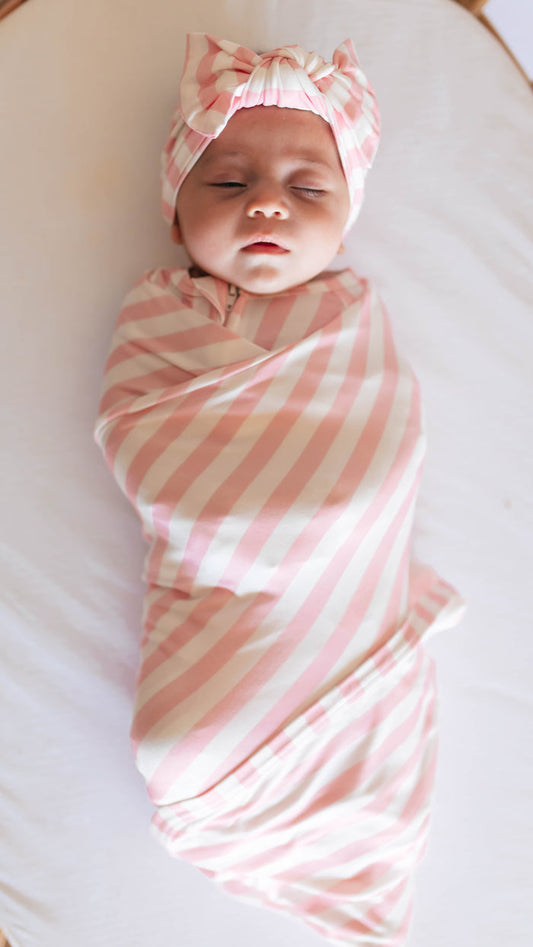 Infant Swaddle in Poppy