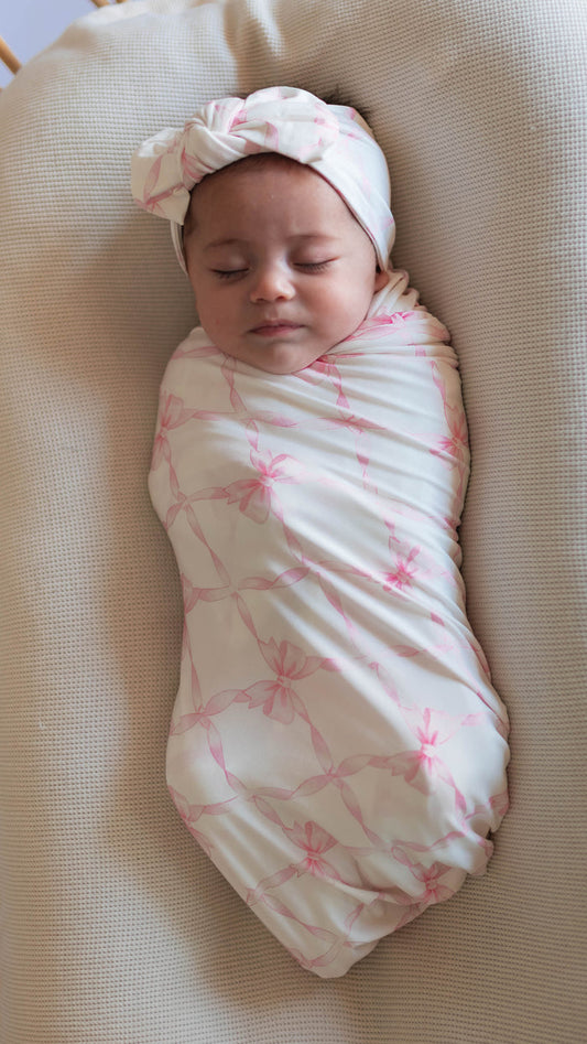 Infant Swaddle in Rosie