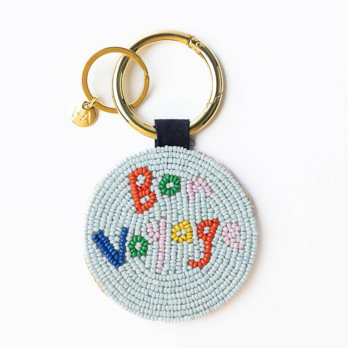 Ink+Alloy - Kelsey Bon Voyage Seed Bead Bag Accessory Key Ring