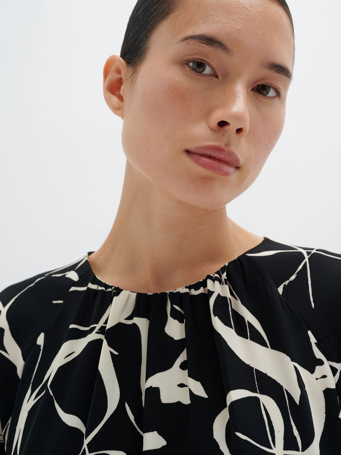 InWear PaileyIW Top Poetic Scribble Black