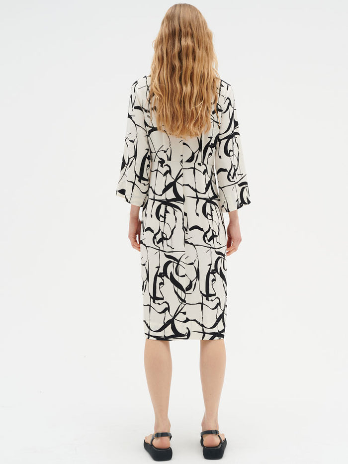 InWear PaileyIW Wrap Dress Poetic Scribble