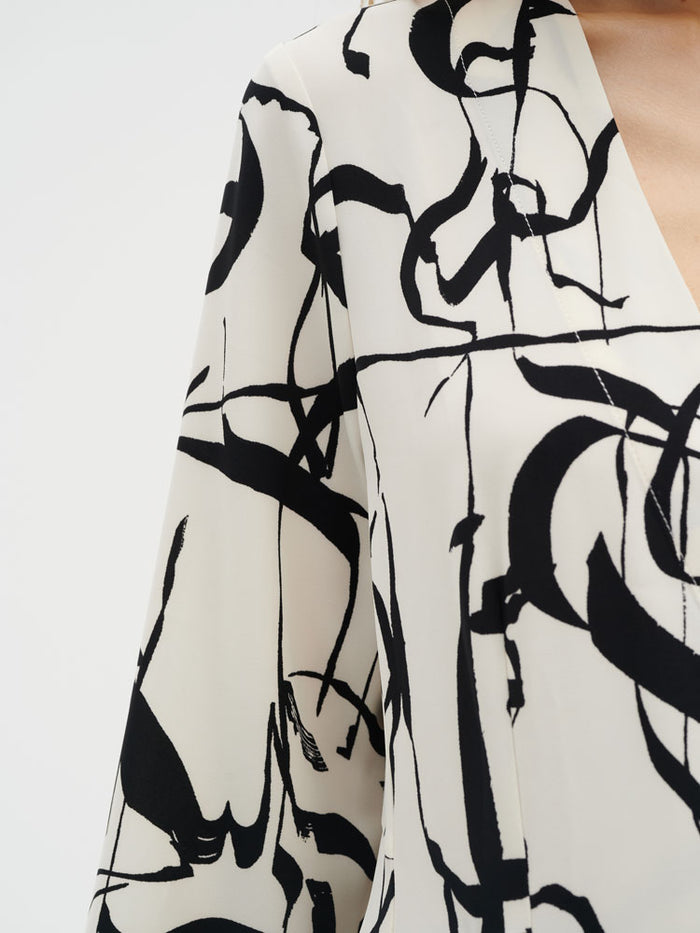 InWear PaileyIW Wrap Dress Poetic Scribble