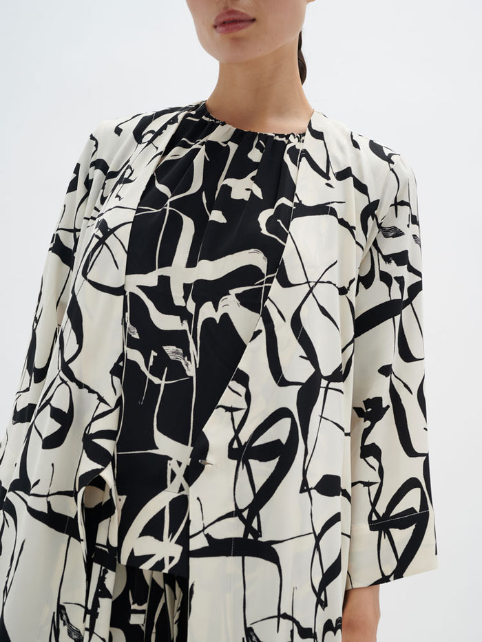 InWear PaileyIW Wrap Dress Poetic Scribble