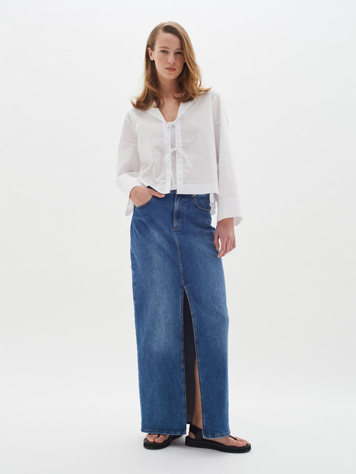 InWear PheifferIW Long Skirt Medium Blue