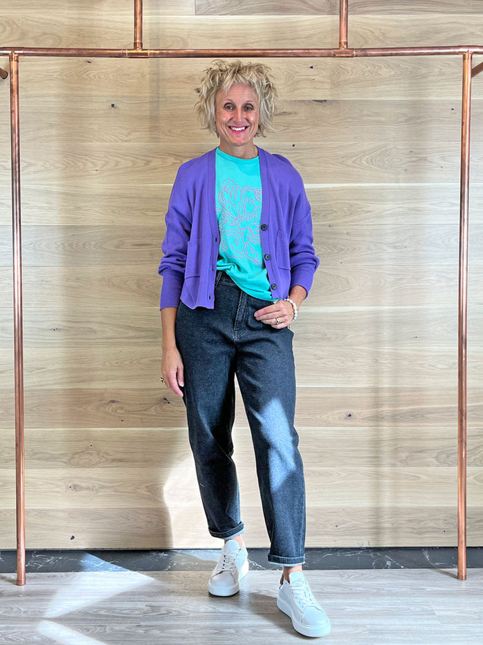 InWear TenleyIW Ino-shape Cardigan Amethyst