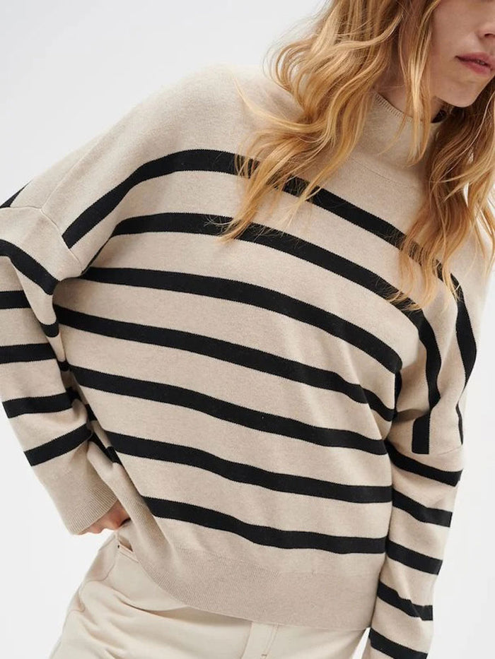 InWear TenleyIW Turtleneck Jumper Sandstone & Black