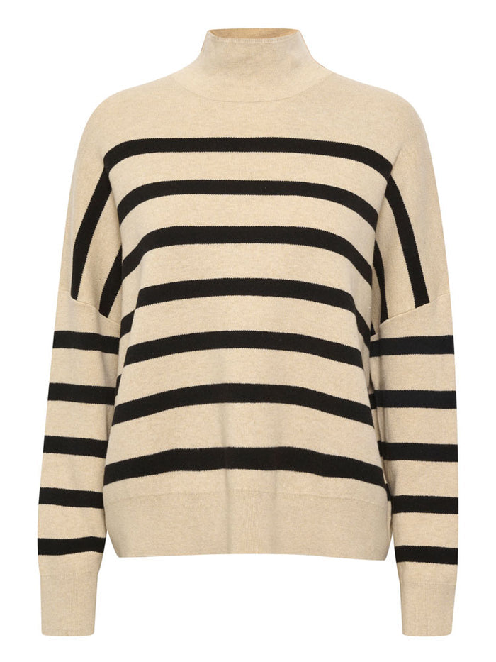 InWear TenleyIW Turtleneck Jumper Sandstone & Black