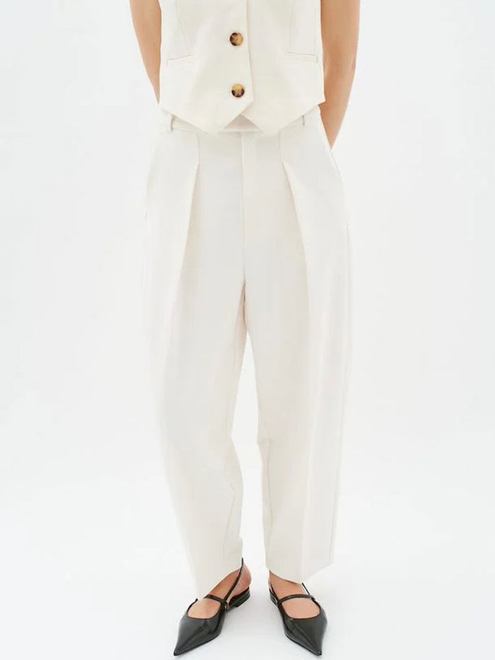 InWear ZomaIW Barrel Trousers Vanilla