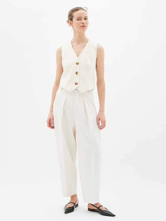 InWear ZomaIW Barrel Trousers Vanilla