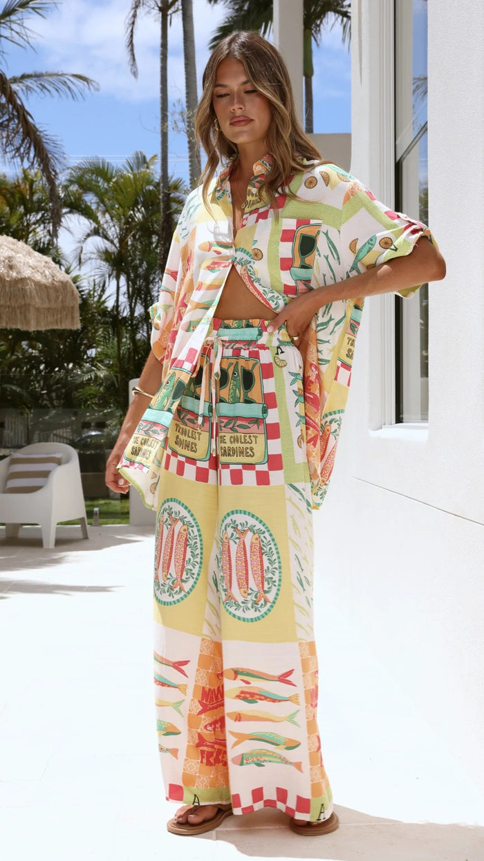 Irena Co ord Set - Yellow