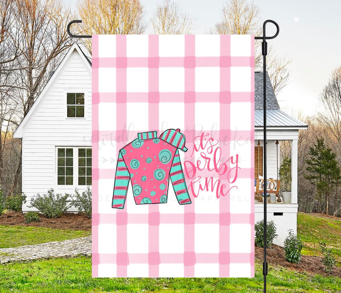 It’s Derby Time Garden Flag - Garden Flag