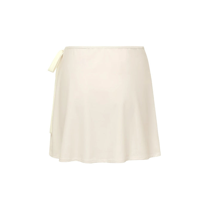 Ivory Tide Swimsuit Skirt - White