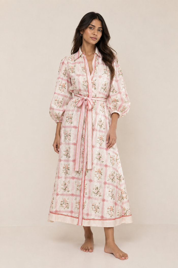 Izza Maxi Dress - Pink