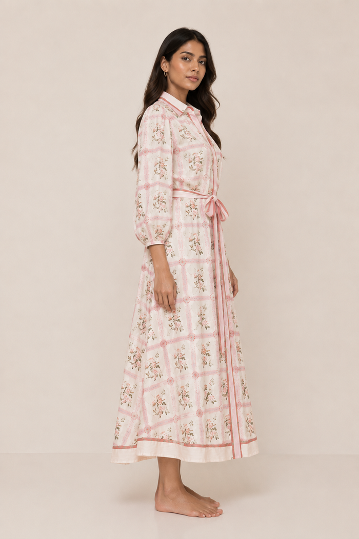 Izza Maxi Dress - Pink