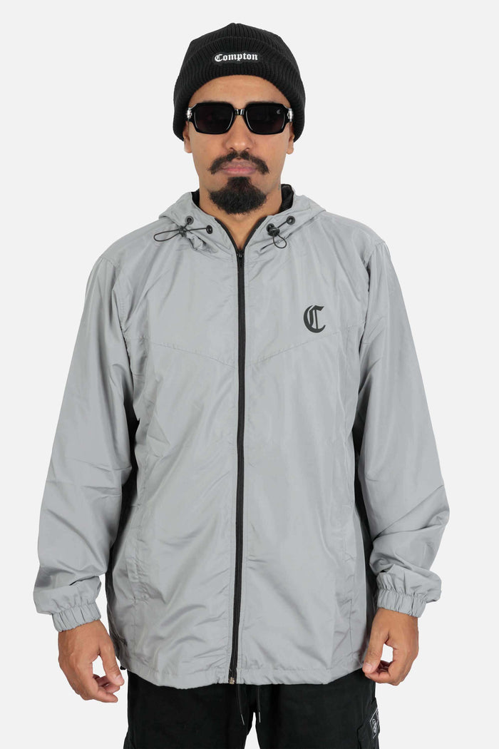 Jaqueta Compton Corta Vento Sport Cinza - COMPTON
