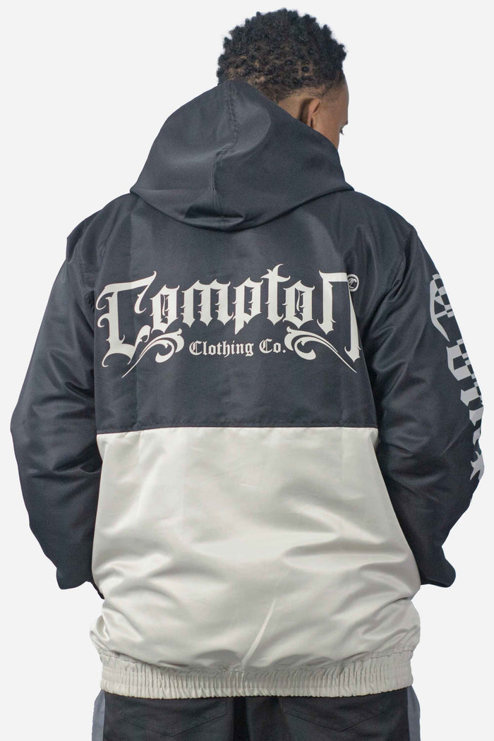 Jaqueta Compton Legacy 2 Cores Preto/Bege - COMPTON