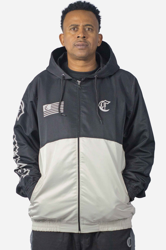 Jaqueta Compton Legacy 2 Cores Preto/Bege - COMPTON