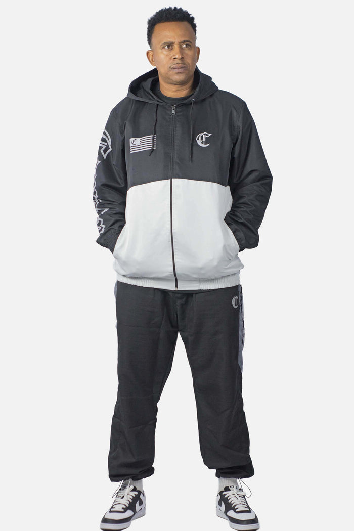 Jaqueta Compton Legacy 2 Cores Preto/Cinza Claro - COMPTON